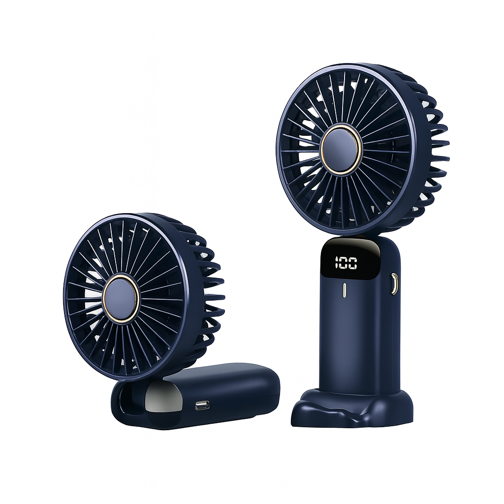 Wiederaufladbarer Handventilator – Kompakt, leistungsstark und überall einsetzbar