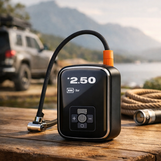 Kabelloser Auto-Luftkompressor – Sicher und sorgenfrei unterwegs